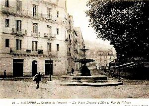 Alger-Mustapha - Quartier de l'Arsenal - Place Jeanne d'Arc et Rue de l'Union